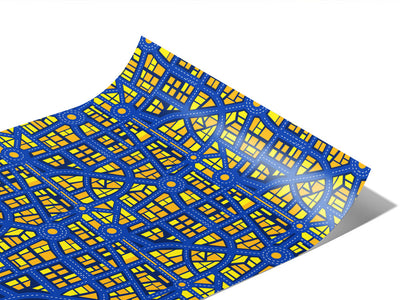 Roundabout Nightmare Cityscape Vinyl Wraps~Rwraps Series 914 Digitally Printed Vinyl Wrap~1