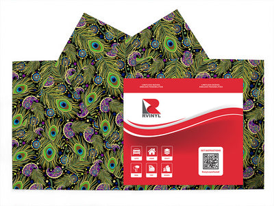 royal attire bird Craft Vinyl Sheet Pack