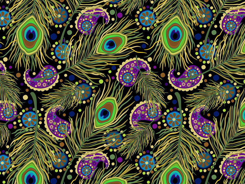 Royal Attire Birds Vinyl Wrap Pattern~Rwraps Series 914 Digitally Printed Vinyl Wrap~0