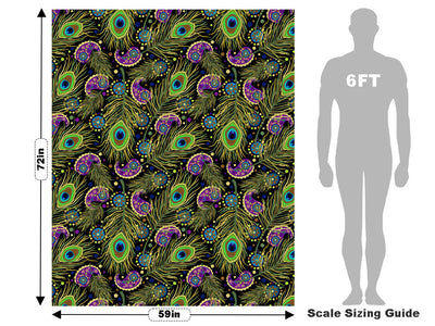Royal Attire Birds Vehicle Wrap Scale~Rwraps Series 914 Royal Attire Birds Measurements~1