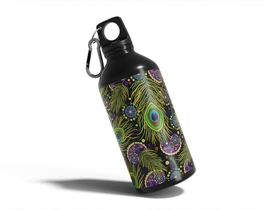royal attire bird Water Bottle DIY Stickers