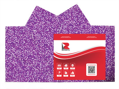 royal delight bokeh Craft Vinyl Sheet Pack