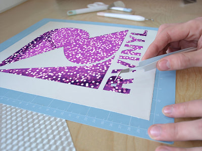 royal delight bokeh Easy Weed Craft Vinyl