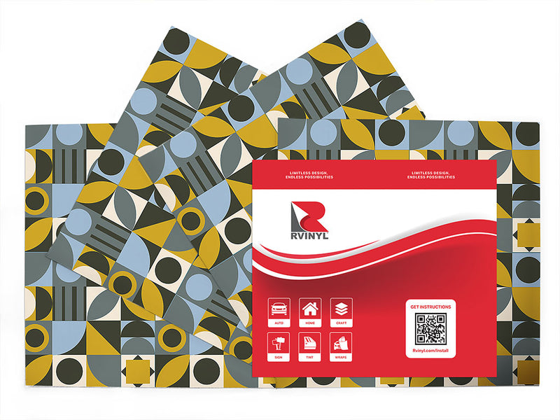 royal designation mosaic Craft Vinyl Sheet Pack