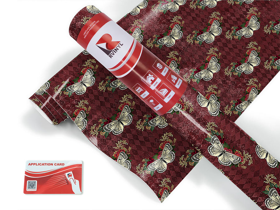 royal moths gothic Craft Vinyl Roll