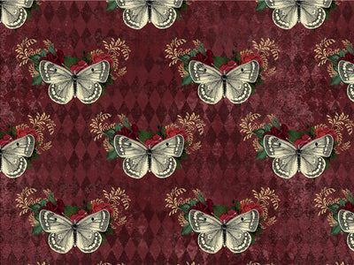 Royal Moths Gothic Vinyl Wrap Pattern~Rwraps Series 914 Digitally Printed Vinyl Wrap~0