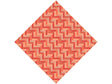 Royal Orange Brick Vinyl Wrap Pattern