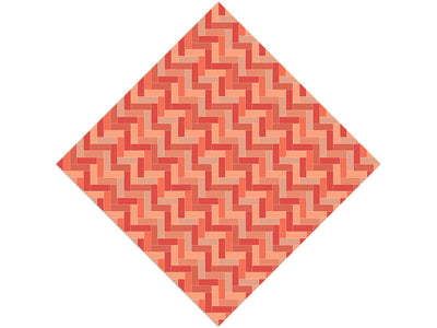 Royal Orange Brick Vinyl Wrap Pattern