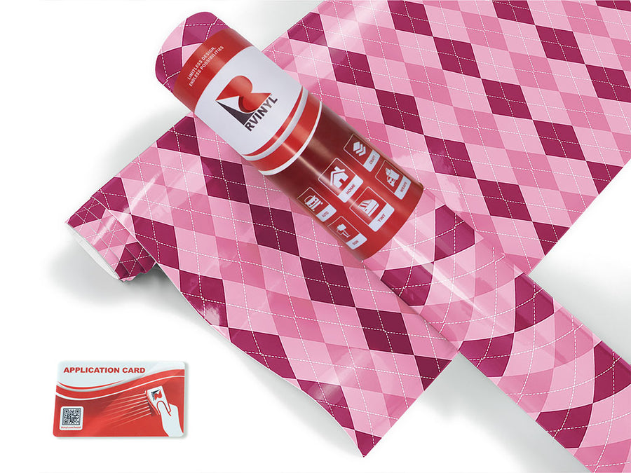 royal princess argyle Craft Vinyl Roll