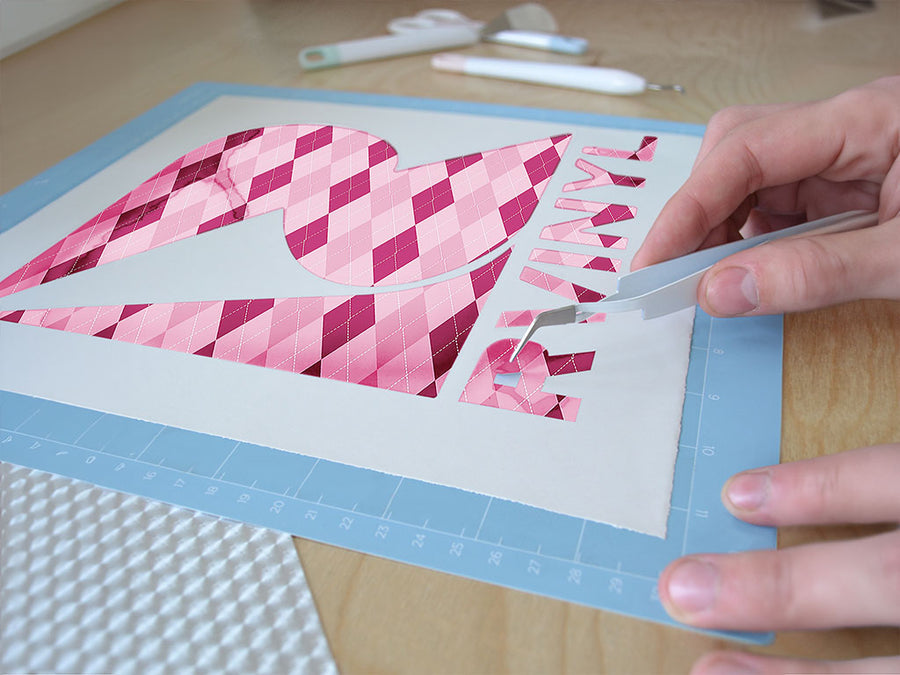 royal princess argyle Easy Weed Craft Vinyl