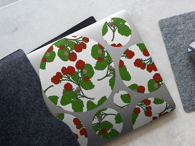 royalty bushel fruit DIY Laptop Stickers