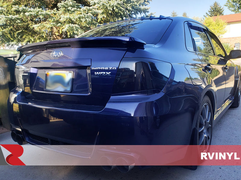 Rtint Impreza WRX Black Out Custom Tail Light Wrap