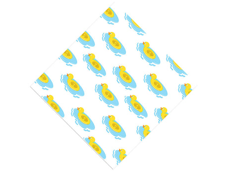 Rubber Duckie Birds Vinyl Wrap Pattern