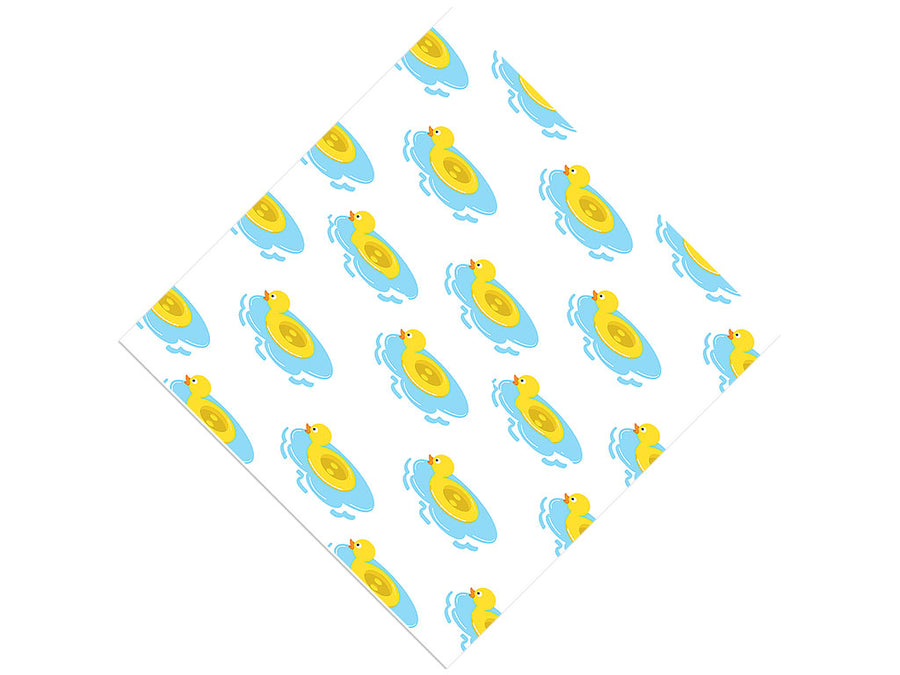 Rubber Duckie Birds Vinyl Wrap Pattern
