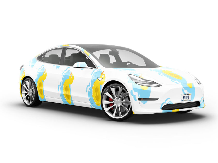 Rubber Duckie Birds Vehicle Vinyl Wrap