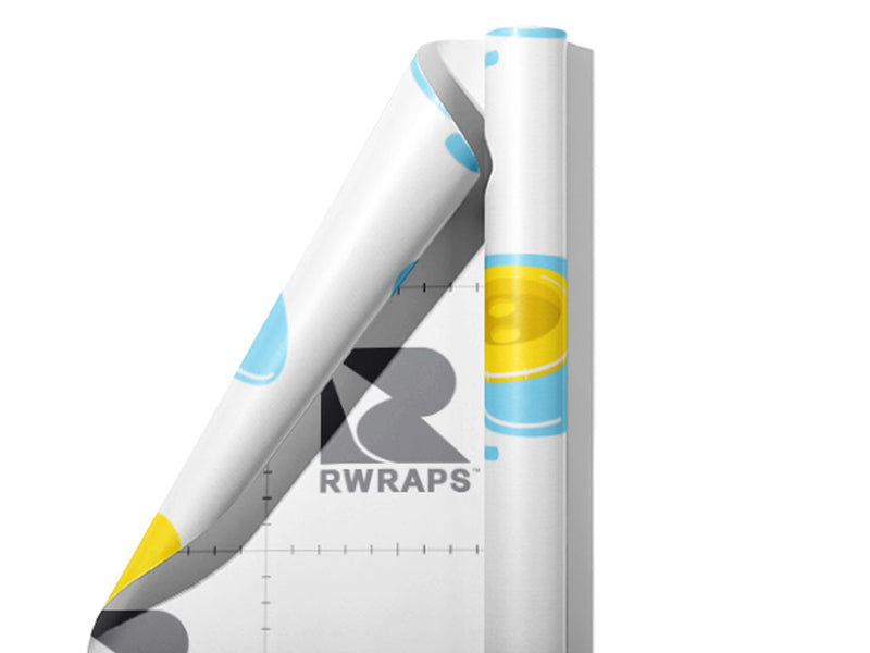 Rubber Duckie Birds Wrap Film Sheets~Rwraps Series 914 Rubber Duckie Birds Scrolled Sheet~3