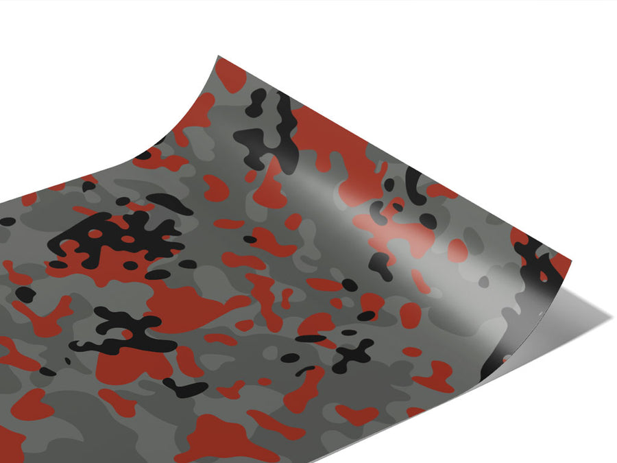 Ruby Gray Camouflage Vinyl Wraps~Rwraps Series 914 Digitally Printed Vinyl Wrap~1
