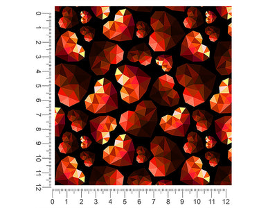 ruby offerings heart 1ft x 1ft Craft Sheets