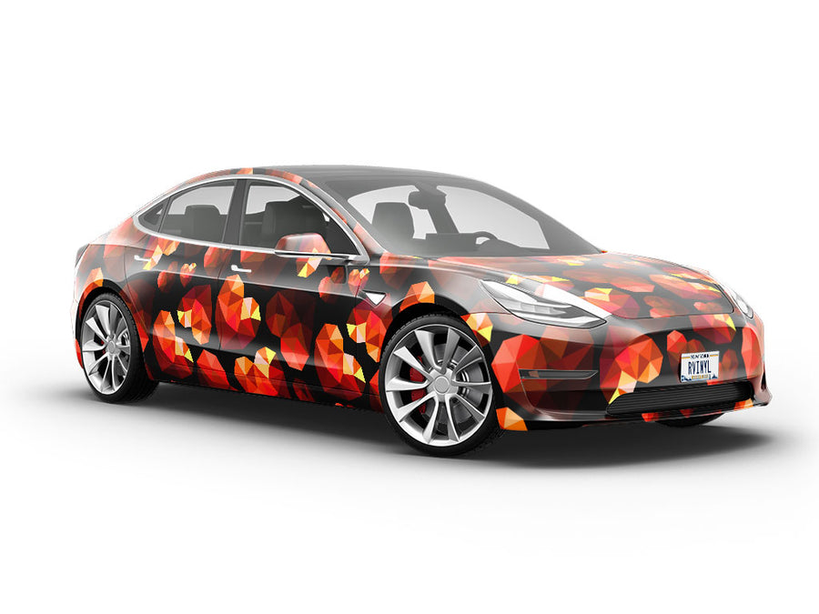 Ruby Offerings Heart Vehicle Vinyl Wrap