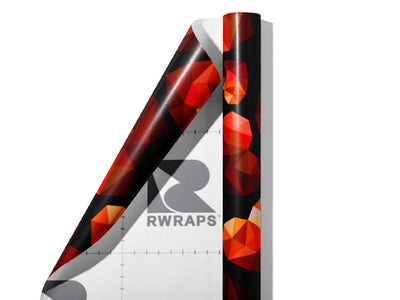 Ruby Offerings Heart Wrap Film Sheets~Rwraps Series 914 Ruby Offerings Heart Scrolled Sheet~3