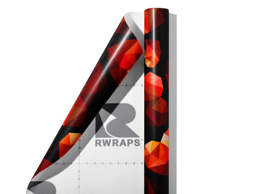 Ruby Offerings Heart Wrap Film Sheets~Rwraps Series 914 Ruby Offerings Heart Scrolled Sheet~3