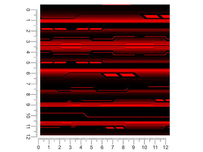 Ruby Red  Technology Vehicle Wrap Scale~Rwraps Series 914 Ruby Red  Technology Measurements~2