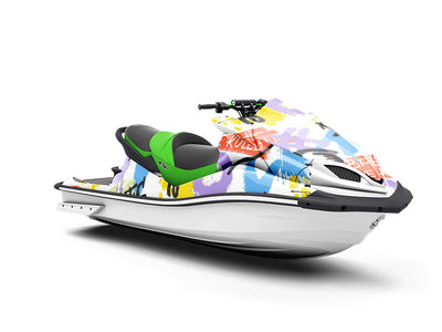 Rule Breakers Graffiti Jet Ski Vinyl Customized Wrap