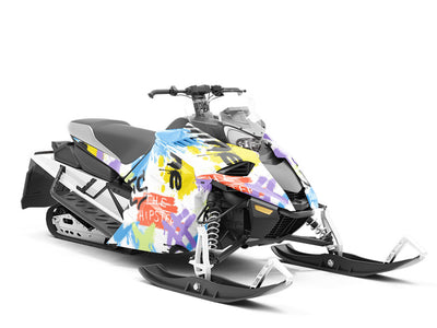 Rule Breakers Graffiti Custom Wrapped Snowmobile
