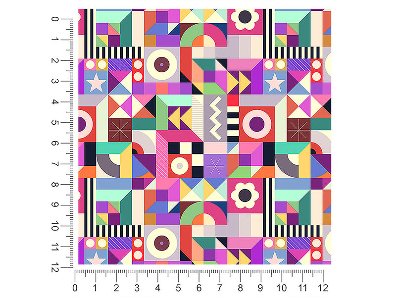 rummage sale mosaic 1ft x 1ft Craft Sheets