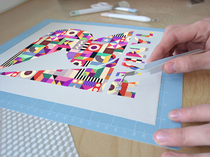 rummage sale mosaic Easy Weed Craft Vinyl