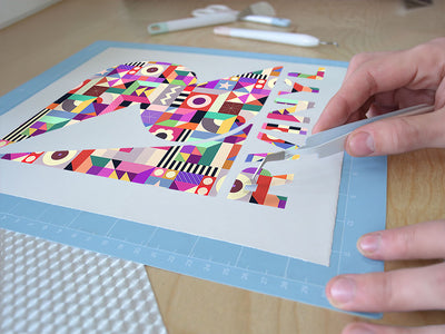 rummage sale mosaic Easy Weed Craft Vinyl