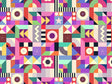 Rummage Sale Mosaic Vinyl Wrap Pattern~Rwraps Series 914 Digitally Printed Vinyl Wrap~0