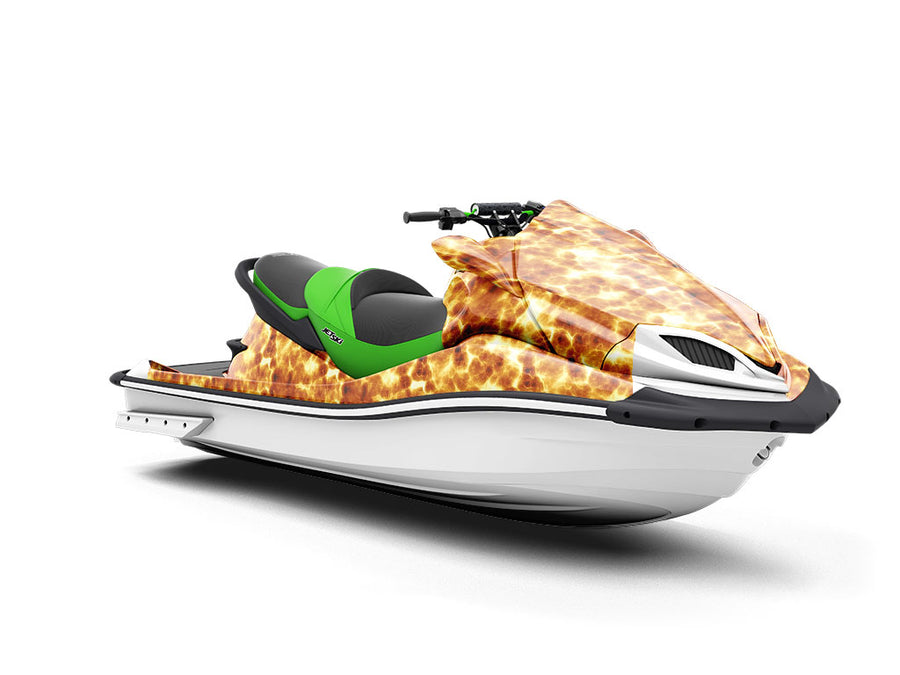 Run Away Lava Jet Ski Vinyl Customized Wrap