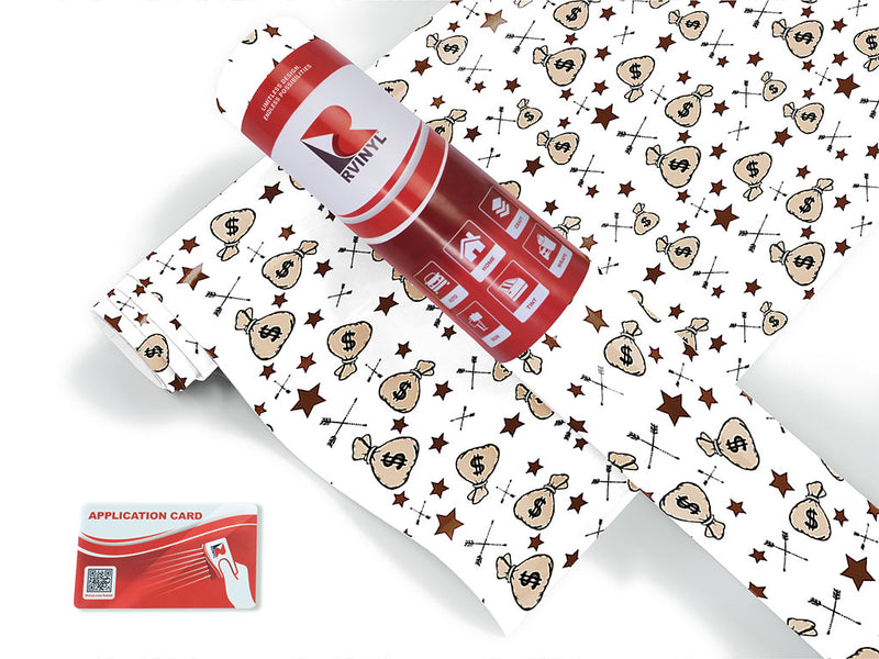 runaway loot western Craft Vinyl Roll