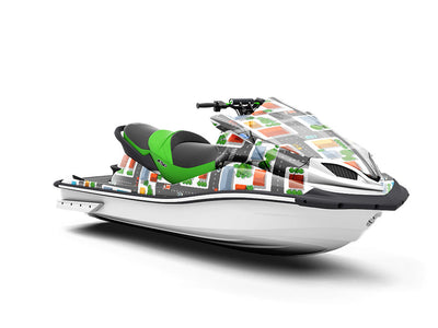 Running Errands Cityscape Jet Ski Vinyl Customized Wrap