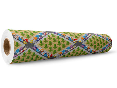 Rural Gridlock Cityscape Wrap Film Wholesale Roll~Rwraps Series 914 Digitally Printed Vinyl Roll~5