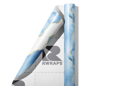 Rushing River Gemstone Wrap Film Sheets~Rwraps Series 914 Rushing River Gemstone Scrolled Sheet~3