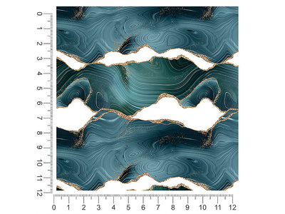 rushing tides gemstone films 1ft x 1ft Craft Sheets