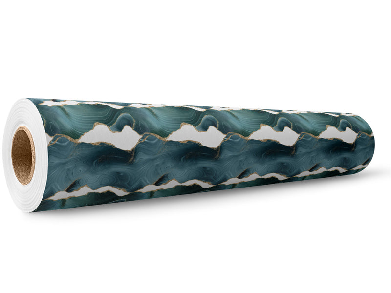 Rushing Tides Gemstone Wrap Film Wholesale Roll~Rwraps Series 914 Digitally Printed Vinyl Roll~5