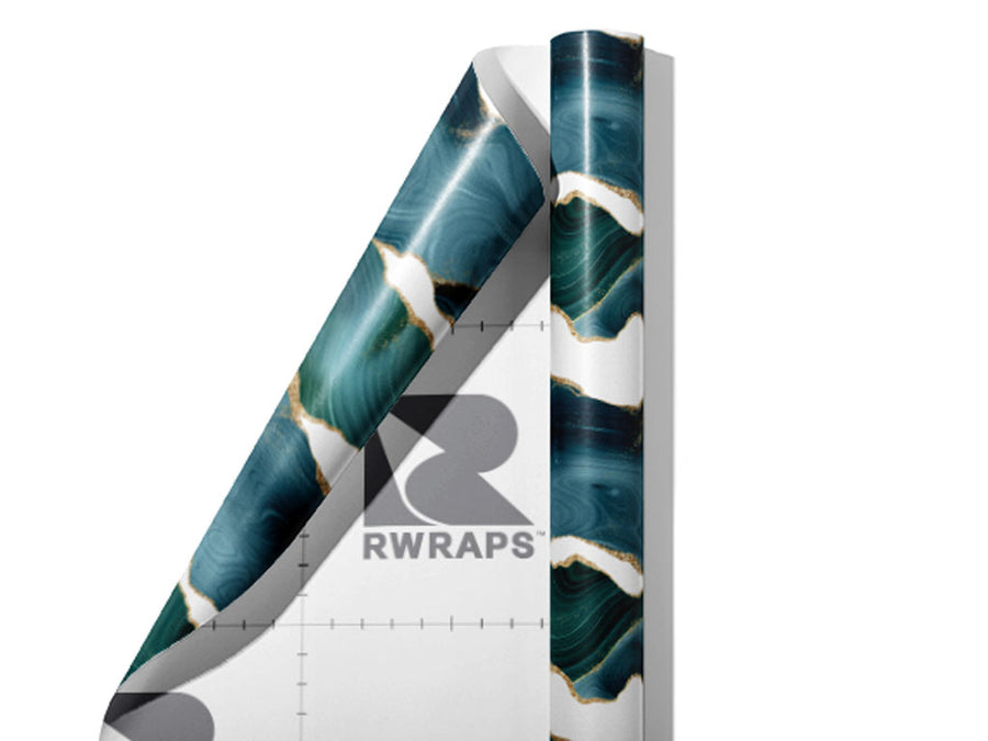 Rushing Tides Gemstone Wrap Film Sheets~Rwraps Series 914 Rushing Tides Gemstone Scrolled Sheet~3