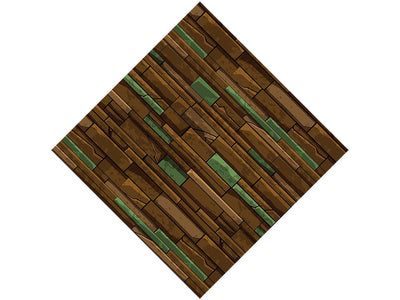 Russet Brown Brick Vinyl Wrap Pattern