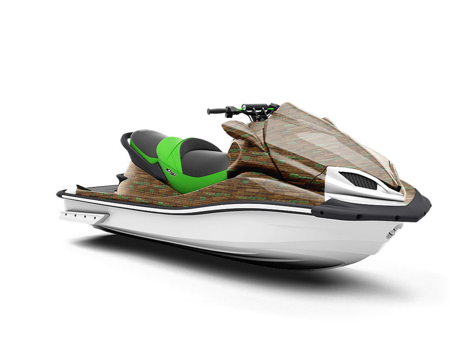 Russet Brown Brick Jet Ski Vinyl Customized Wrap