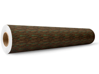 Russet Brown Brick Wrap Film Wholesale Roll~Rwraps Series 914 Digitally Printed Vinyl Roll~5