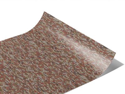 Russet  Brick Vinyl Wraps~Rwraps Series 914 Digitally Printed Vinyl Wrap~1