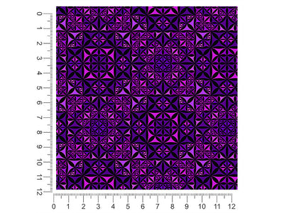 russian violets mosaic 1ft x 1ft Craft Sheets