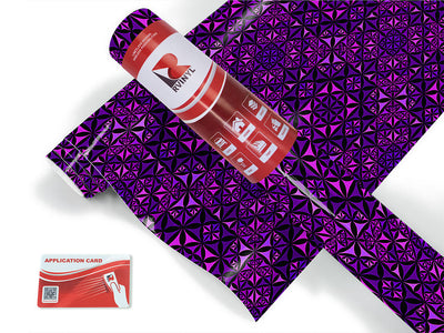 russian violets mosaic Craft Vinyl Roll