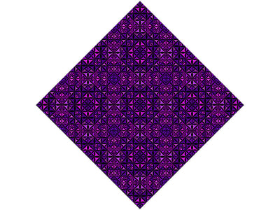 Russian Violets Mosaic Vinyl Wrap Pattern