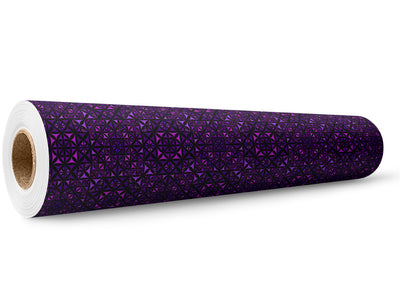 Russian Violets Mosaic Wrap Film Wholesale Roll~Rwraps Series 914 Digitally Printed Vinyl Roll~5
