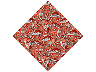 Rust Chords Music Vinyl Wrap Pattern