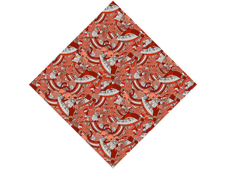 Rust Chords Music Vinyl Wrap Pattern
